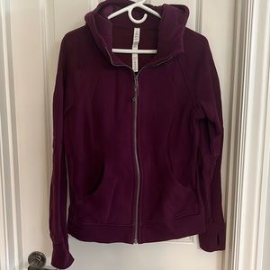 Lululemon scuba hoodie fuchsia berry purple size 10